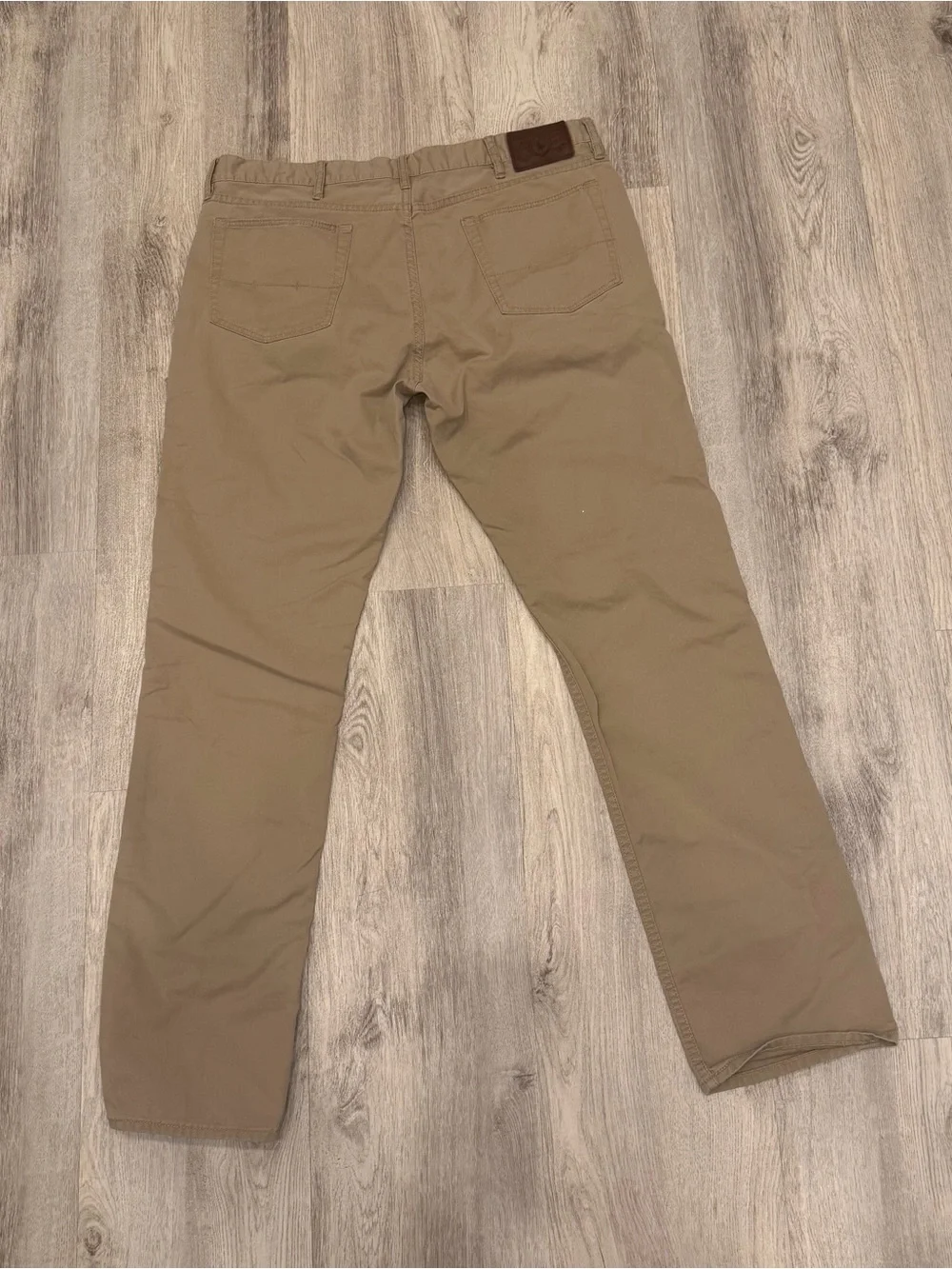 Polo Ralph Lauren Tan Straight Leg Chino Pants 36x32‎ 98% Cotton